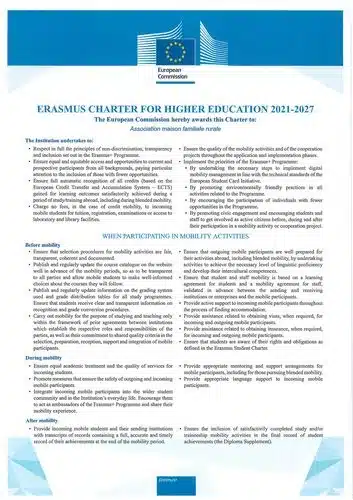 charte erasmus pour l enseignement superieur 2021 2027 mfr r