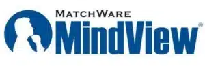 logo matchware mindview avec silhouette bleue d une personne