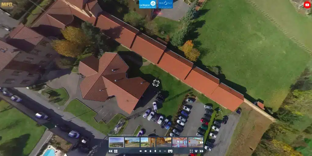 mfr saint laurent de chamrousset sophia vue aerienne du site