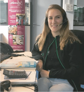 Alice apprentie en vente de voyages